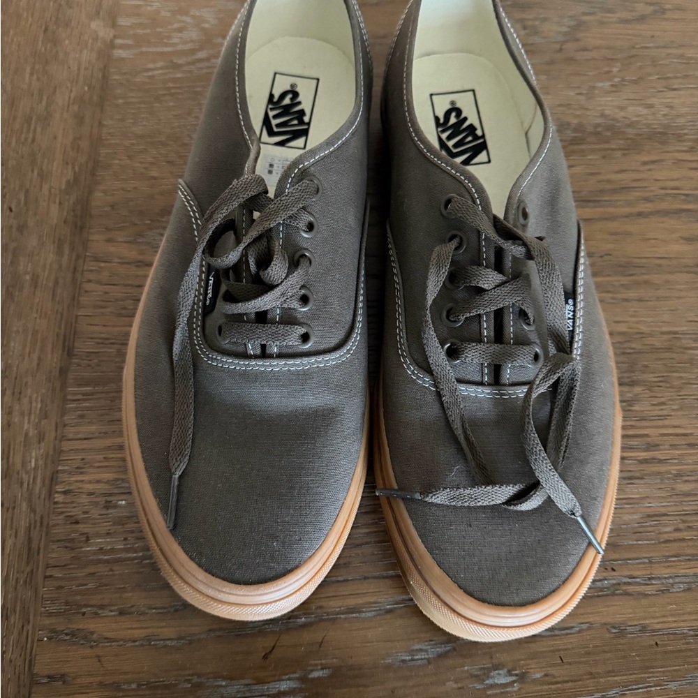 Vans Men's Taupe Canvas Sneakers